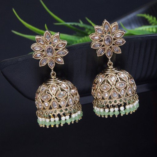 Pretty Indian Reverse Ad Jhumkas