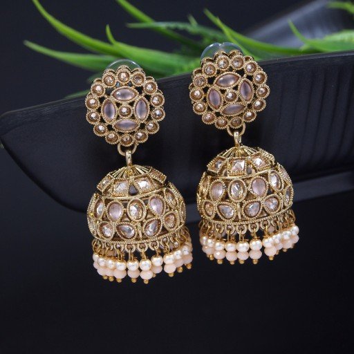 Radiant Indian Reverse Ad Jhumkas