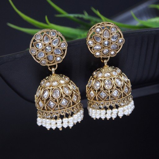 Ravishing Indian Reverse Ad Jhumkas