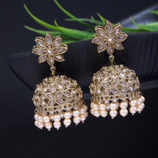 Resplendent Indian Reverse Ad Jhumkas