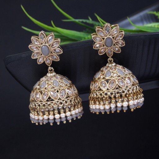 Stunning Indian Reverse Ad Jhumkas