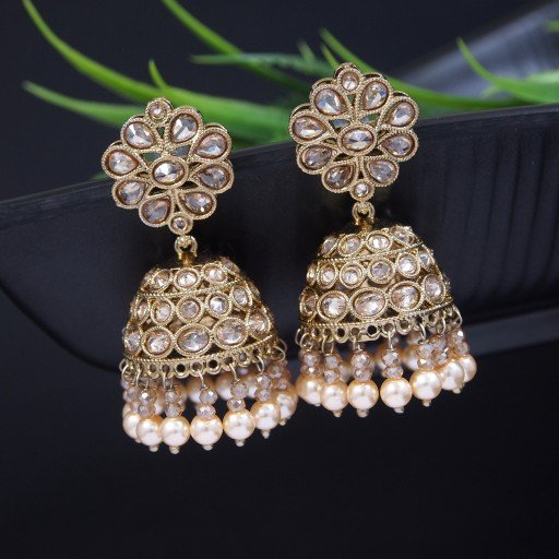 Captivating Indian Reverse Ad Jhumkas