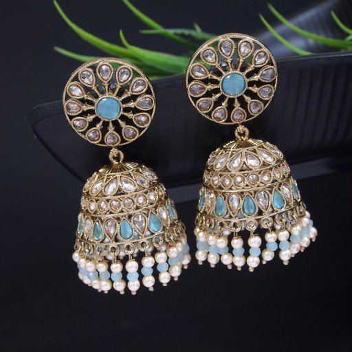 Elegant Indian Reverse Ad Jhumkas