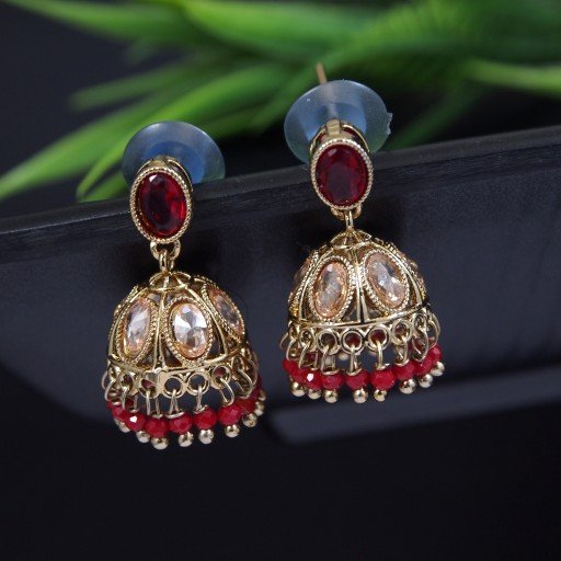 Engaging Indian Reverse Ad Jhumkas